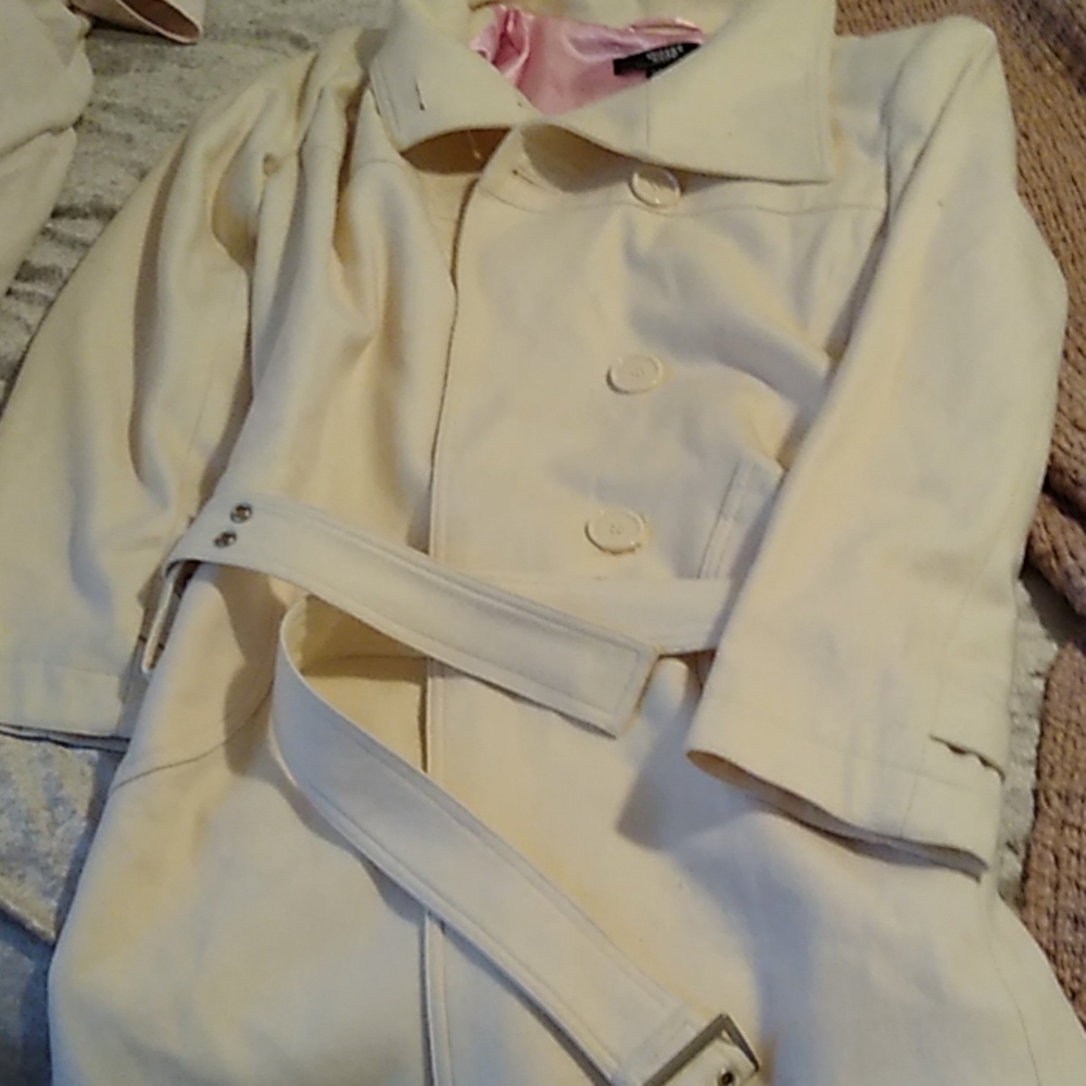 Buckle cream heavy gorgeous peacoat
